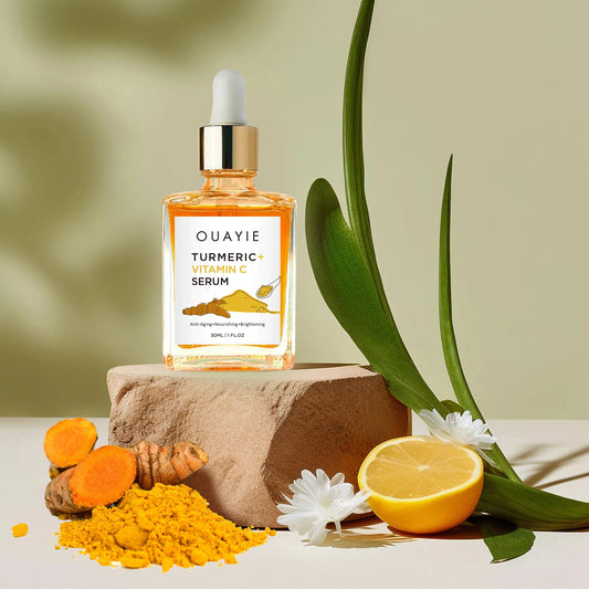 Private Label Organic Turmeric Facial Serum for Glowing Brightening Skin Care Hot Sale for Face and Body Turmeric Serum Oil