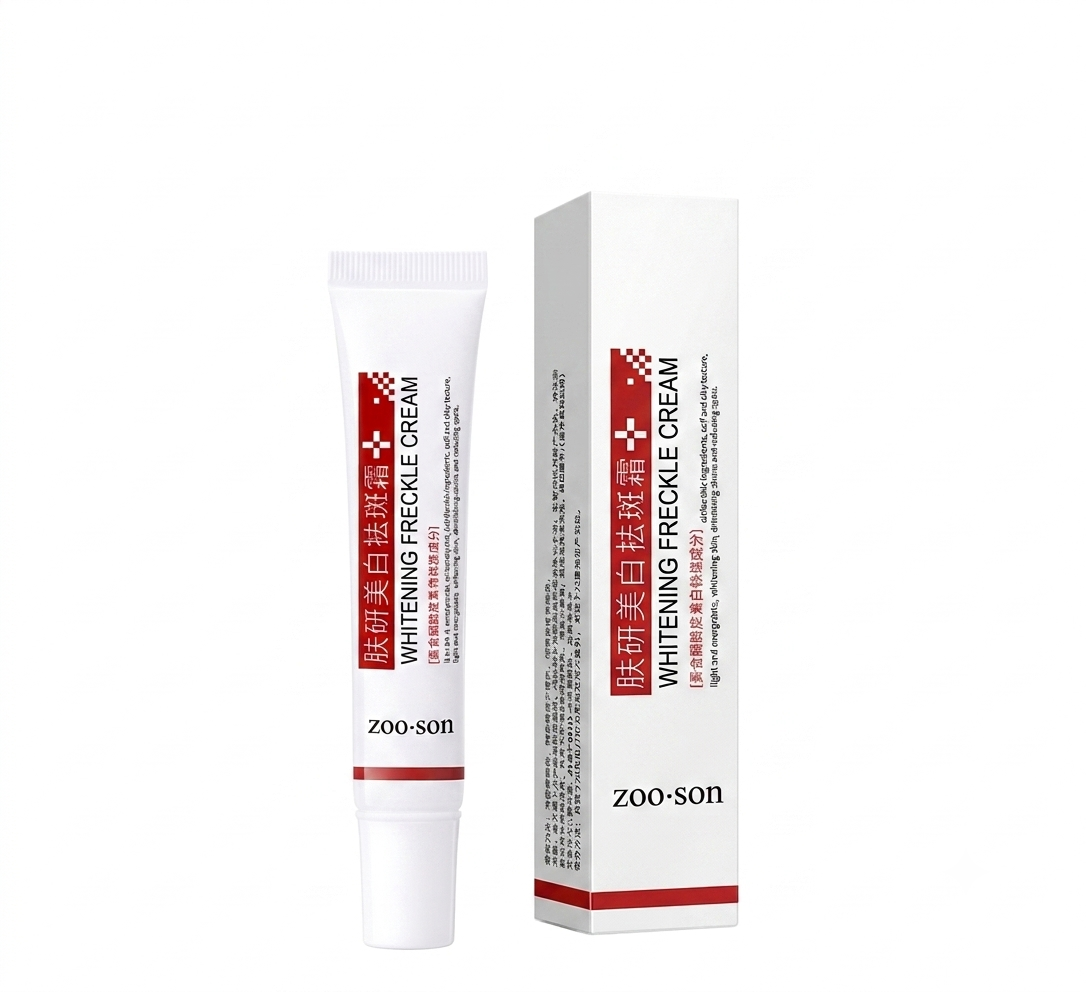 ZOO-SON Whitening Freckle Cream tube and packaging box for dark spot removal