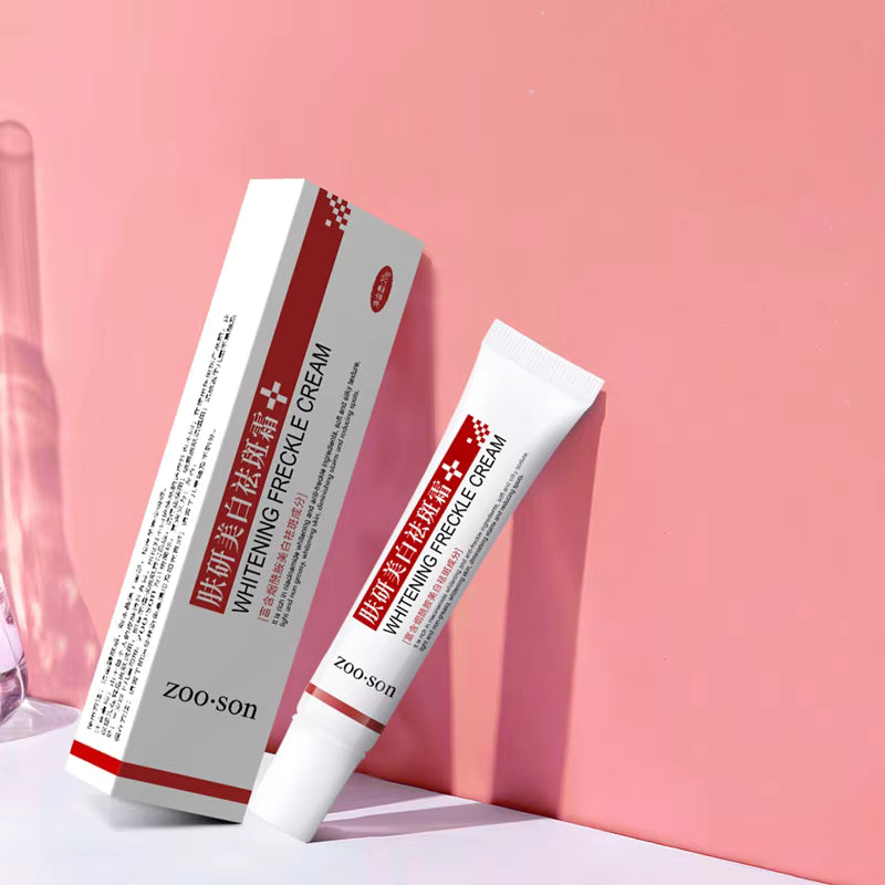 ZOO-SON Whitening Freckle Cream tube and packaging box for dark spot removal
