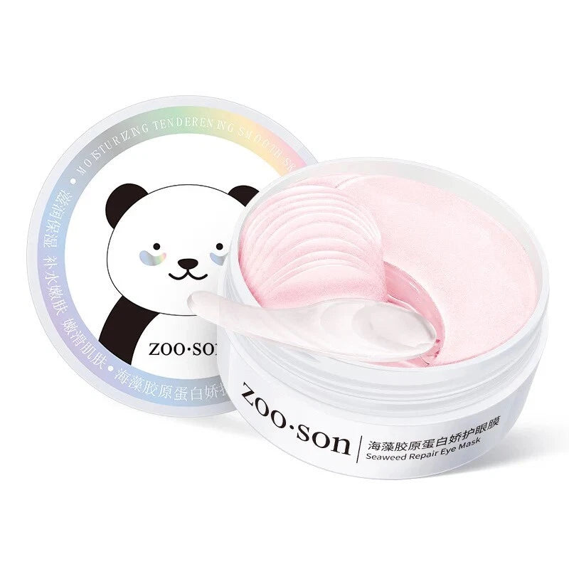 ZOO·SON®  Korean Skincare Collagen Hydrogel Under Eye Patches (60 Patches / 30 Pairs)